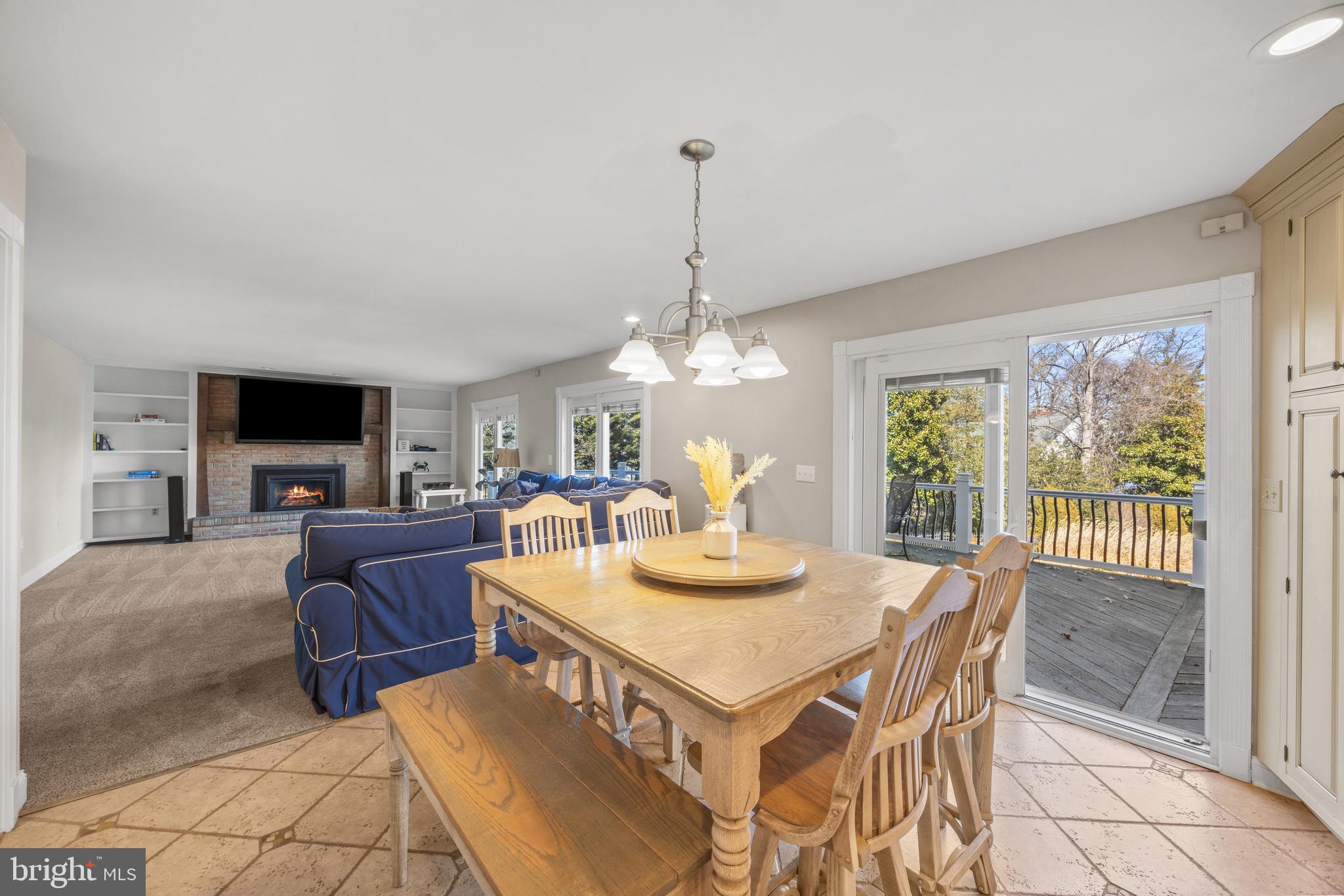 415 Edgewater Road Pasadena, MD 21122 - Photo 10 of 36 Casual dining with Family room beyond