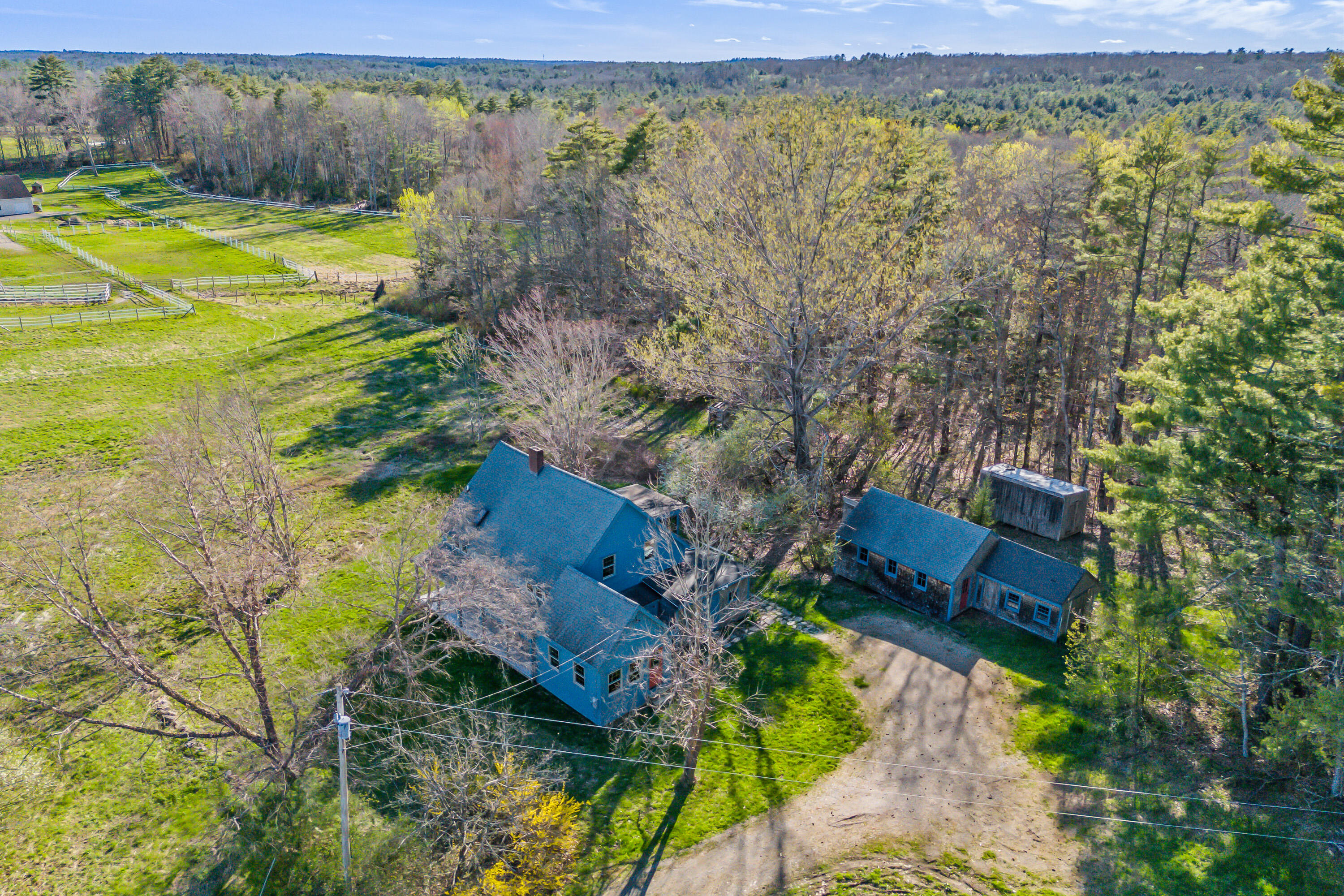 1854 Alna Road Alna, ME 04535 - Photo 67 of 79 Aerial View