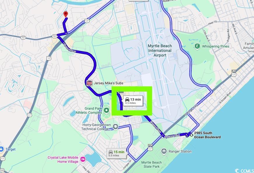 119 Ranchette Circle Myrtle Beach, SC 29588 - Photo 18 of 27 Map / location
