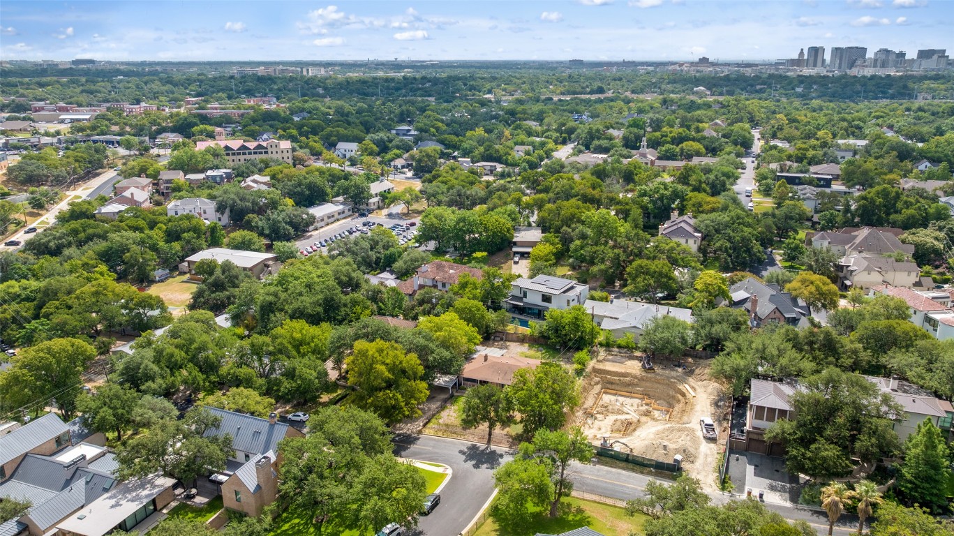 2605 Hillview Road Austin, TX 78703 - Photo 12 of 18 an aerial view of multiple house