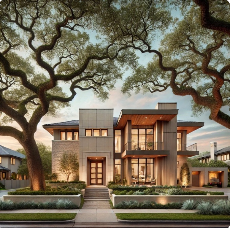2605 Hillview Road Austin, TX 78703 - Photo 7 of 18 front view of residential houses with yard