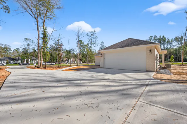 a view of a building with a street