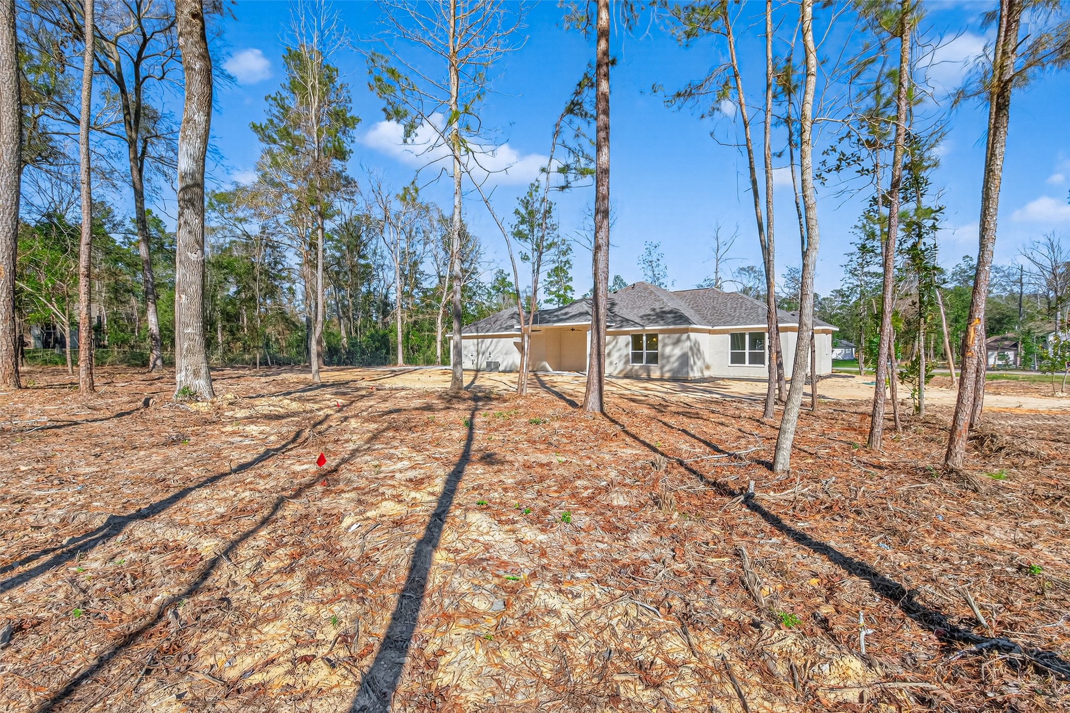 12879 Oak Barrel Road Willis, TX 77378 - Photo 36 of 37 a view of a backyard with wooden fence