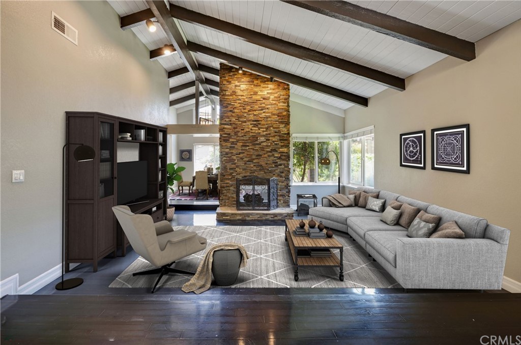 6401 East Nohl Ranch Road, Unit 69 Anaheim Hills, CA 92807 - Photo 1 of 1 View of Living Room from Entry