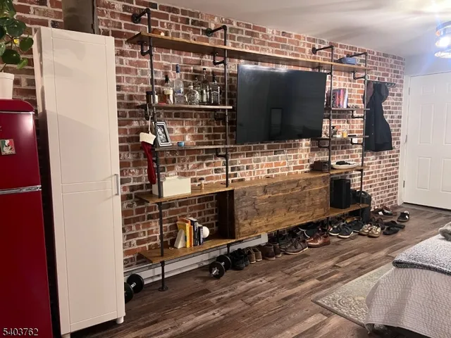 a room with storage and utility