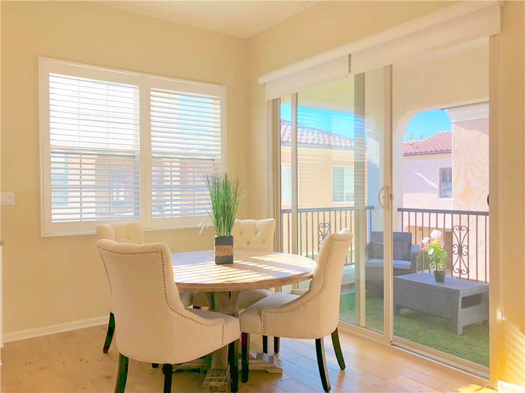 222 Firefly Irvine, CA 92618 - Photo 5 of 26 a view of a dining room with furniture window and outside view