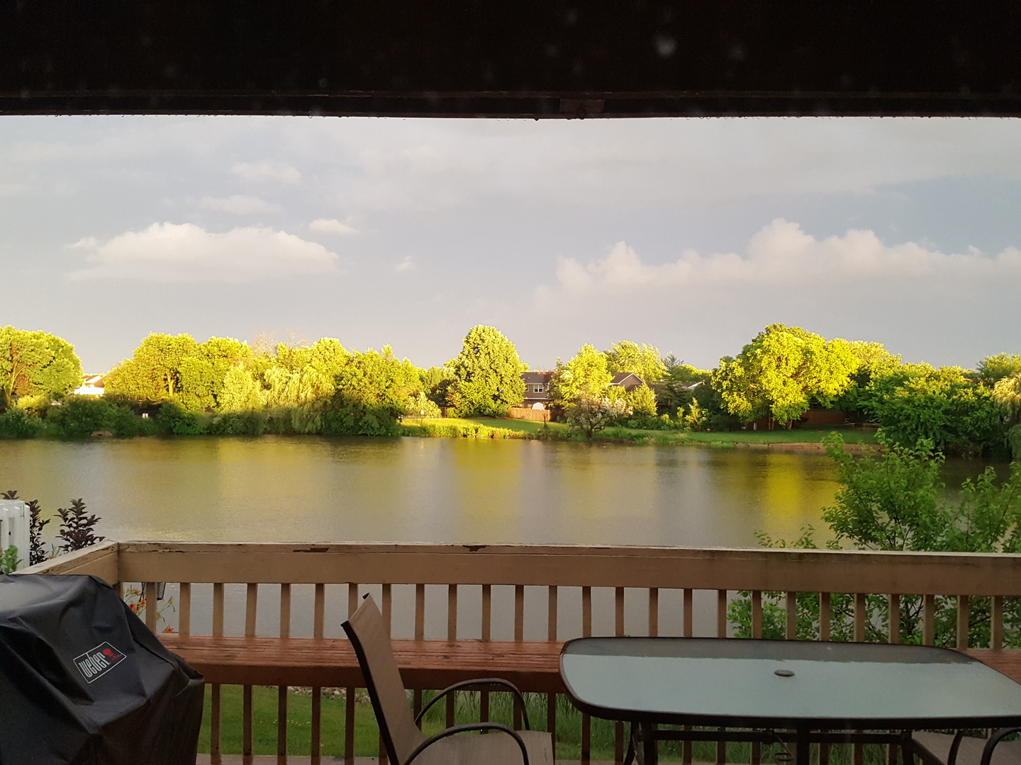1975 Brookside Lane Hoffman Estates, IL 60169 - Photo 27 of 32 a view of a lake from a balcony