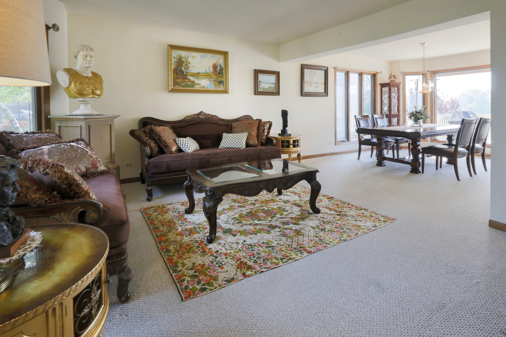 1975 Brookside Lane Hoffman Estates, IL 60169 - Photo 5 of 32 a living room with furniture and a large window