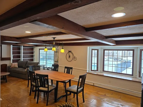 a room with fireplace and a window