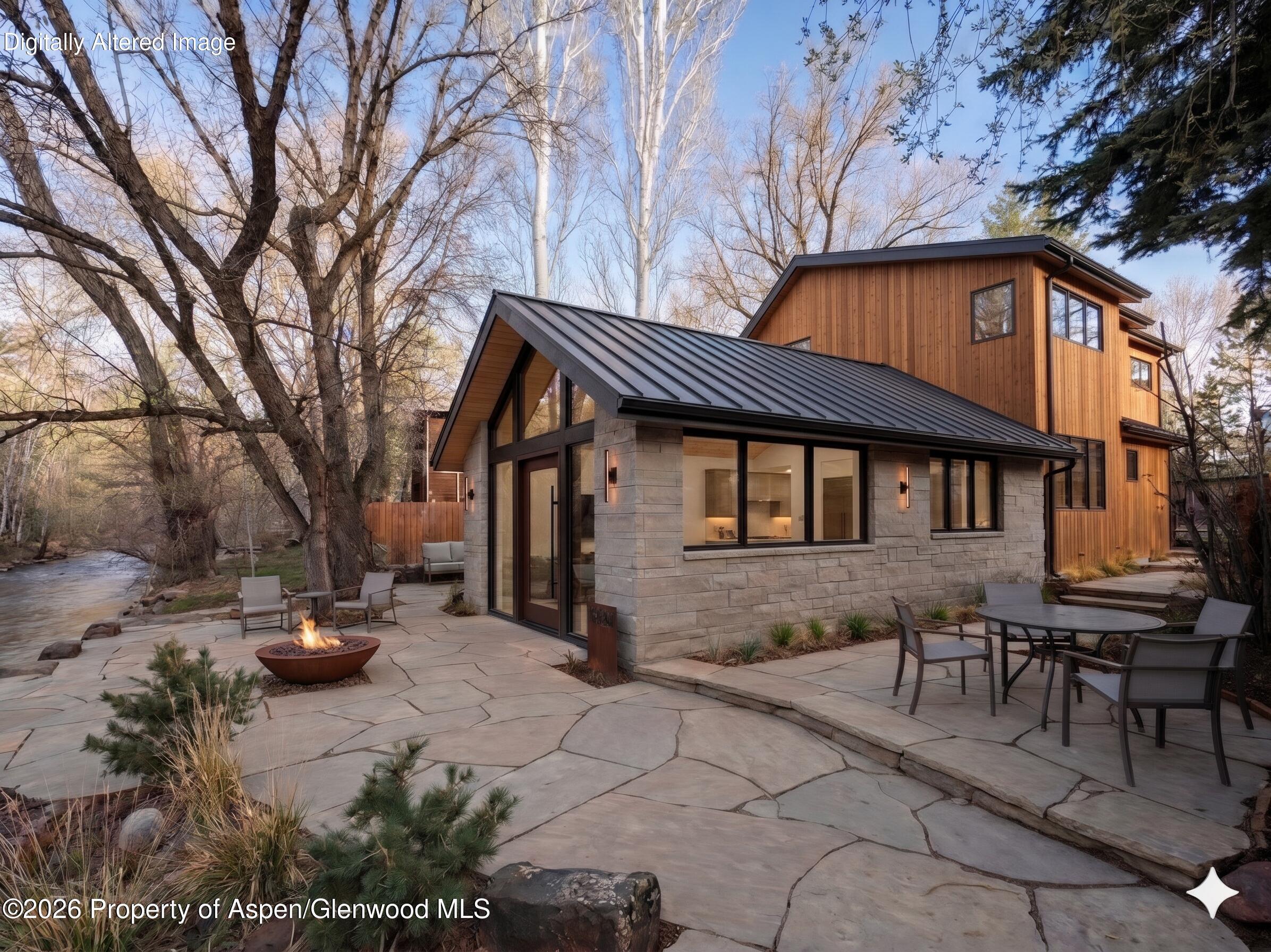 166 Swinging Bridge Lane Basalt, CO 81621 - Photo 23 of 33 Rendering of Back Patio
