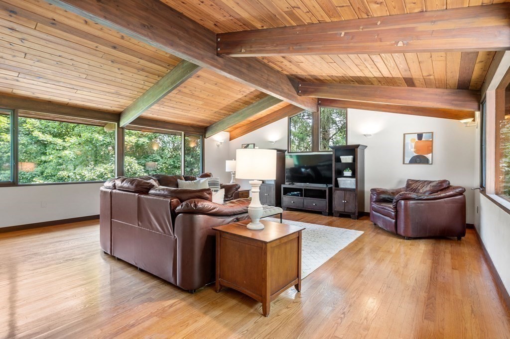 20 Meadowbrook Road Westwood, MA 02090 - Photo 16 of 36 a living room with furniture and a fireplace