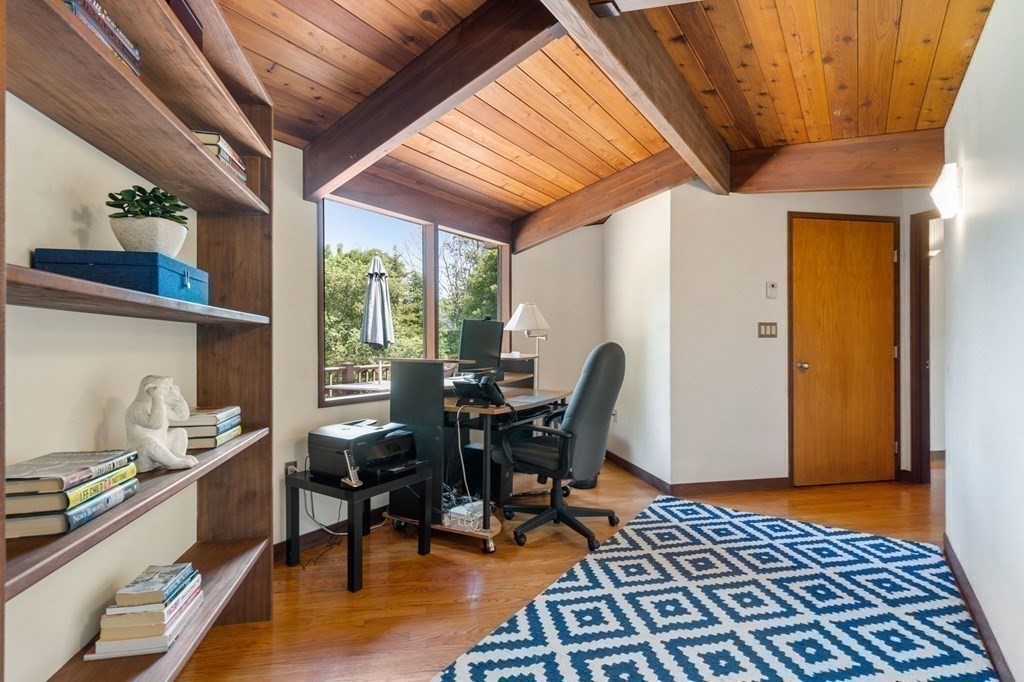 20 Meadowbrook Road Westwood, MA 02090 - Photo 17 of 36 a view of a dining room with furniture window and outside view