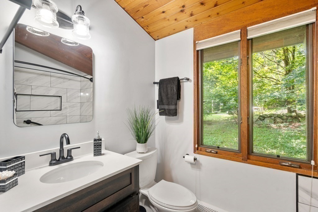 20 Meadowbrook Road Westwood, MA 02090 - Photo 19 of 36 a bathroom with a sink vanity mirror and toilet