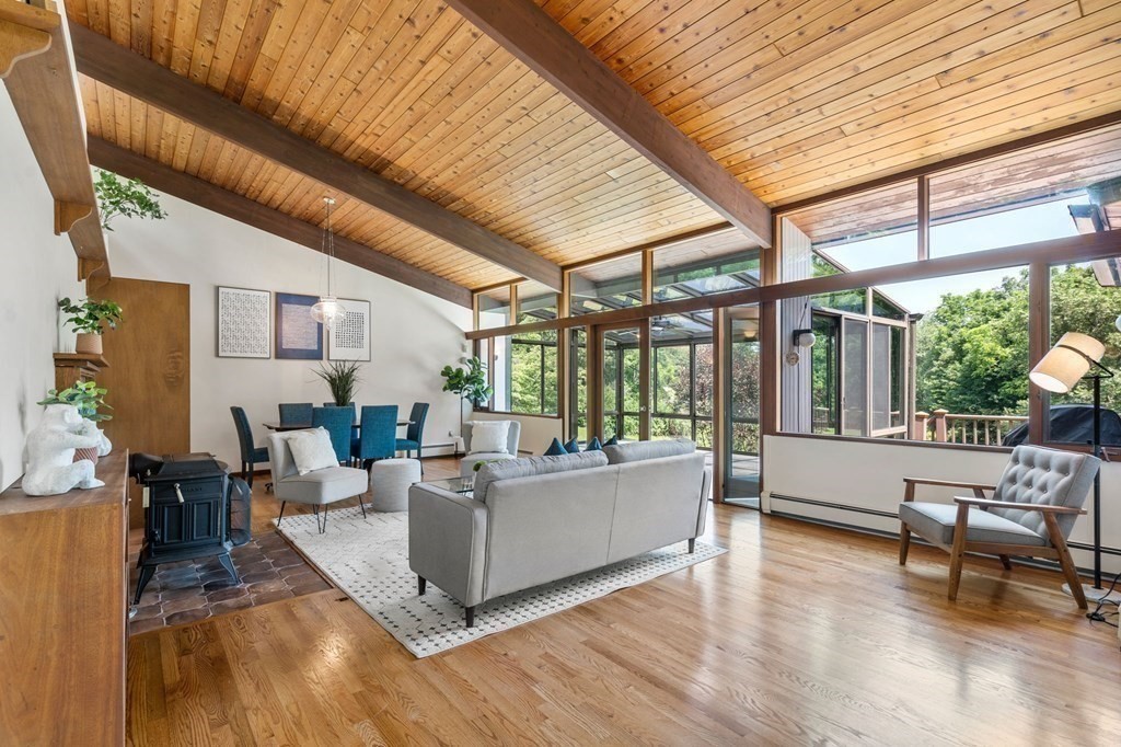 20 Meadowbrook Road Westwood, MA 02090 - Photo 6 of 36 a living room with furniture and a large window
