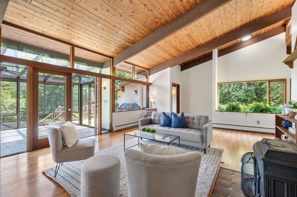 20 Meadowbrook Road Westwood, MA 02090 - Photo 7 of 36 a living room with furniture and a large window