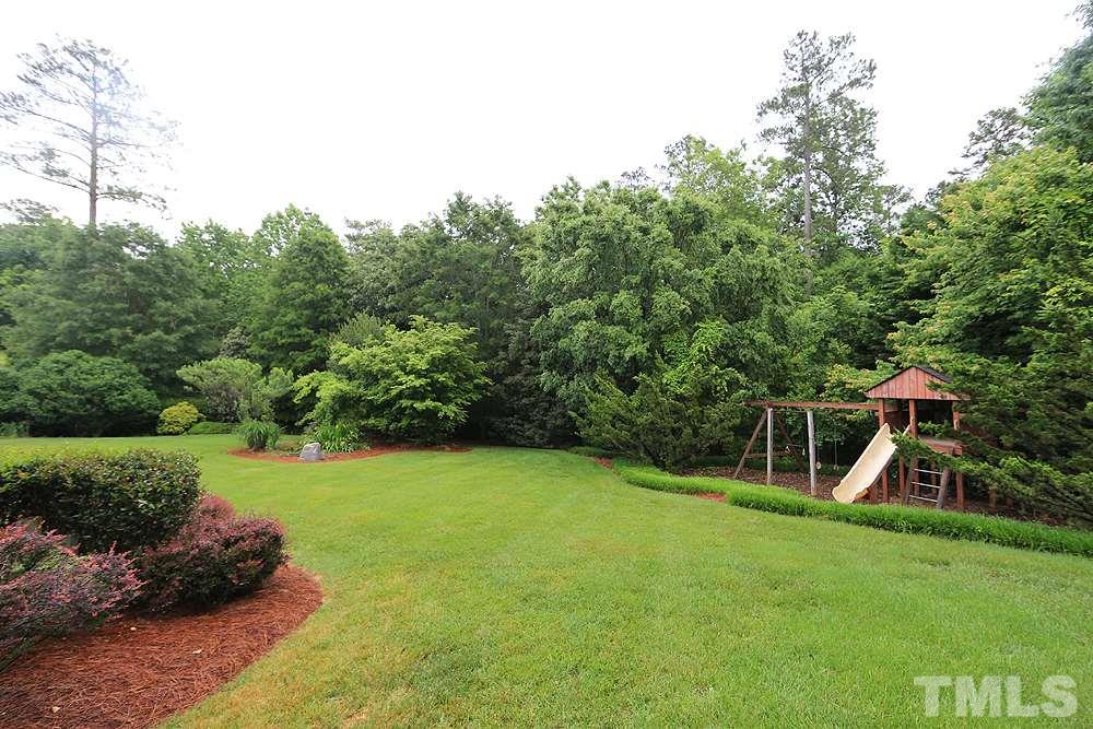 5216 Wynneford Way Raleigh, NC 27614 - Photo 28 of 28 The fenced, landscaped yard is very private and an evaluation has been done that indicates the yard may accommodate a pool. Irrigation, landscape lighting...