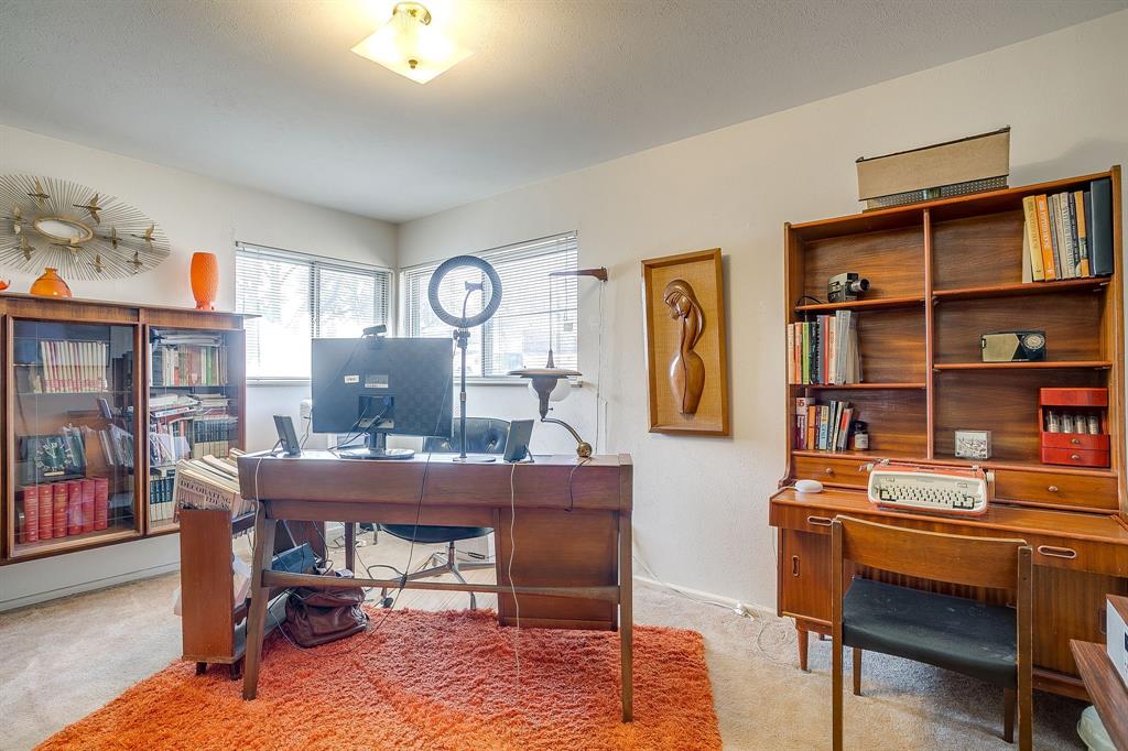 1525 Jenson Road Fort Worth, TX 76112 - Photo 29 of 40 This is the bedroom on the front right corner of the home that is being used as a home office.