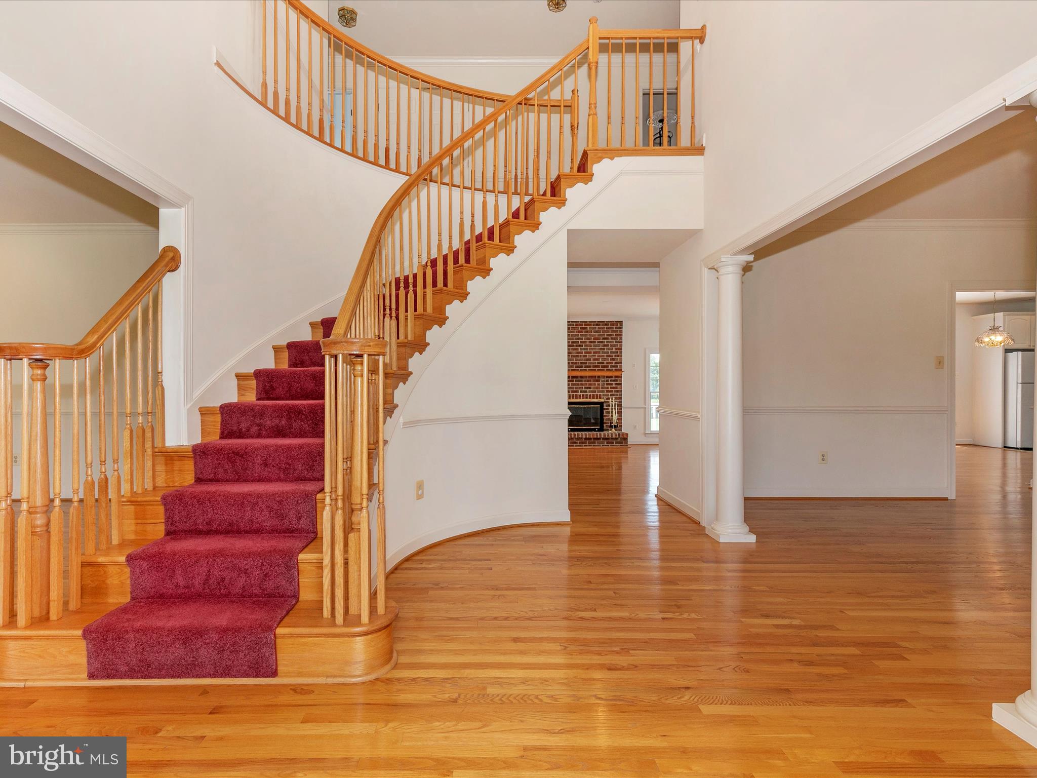 3304 Grayling Drive Mount Airy, MD 21771 - Photo 5 of 80 Foyer with graceful curved staircase to 2nd floor