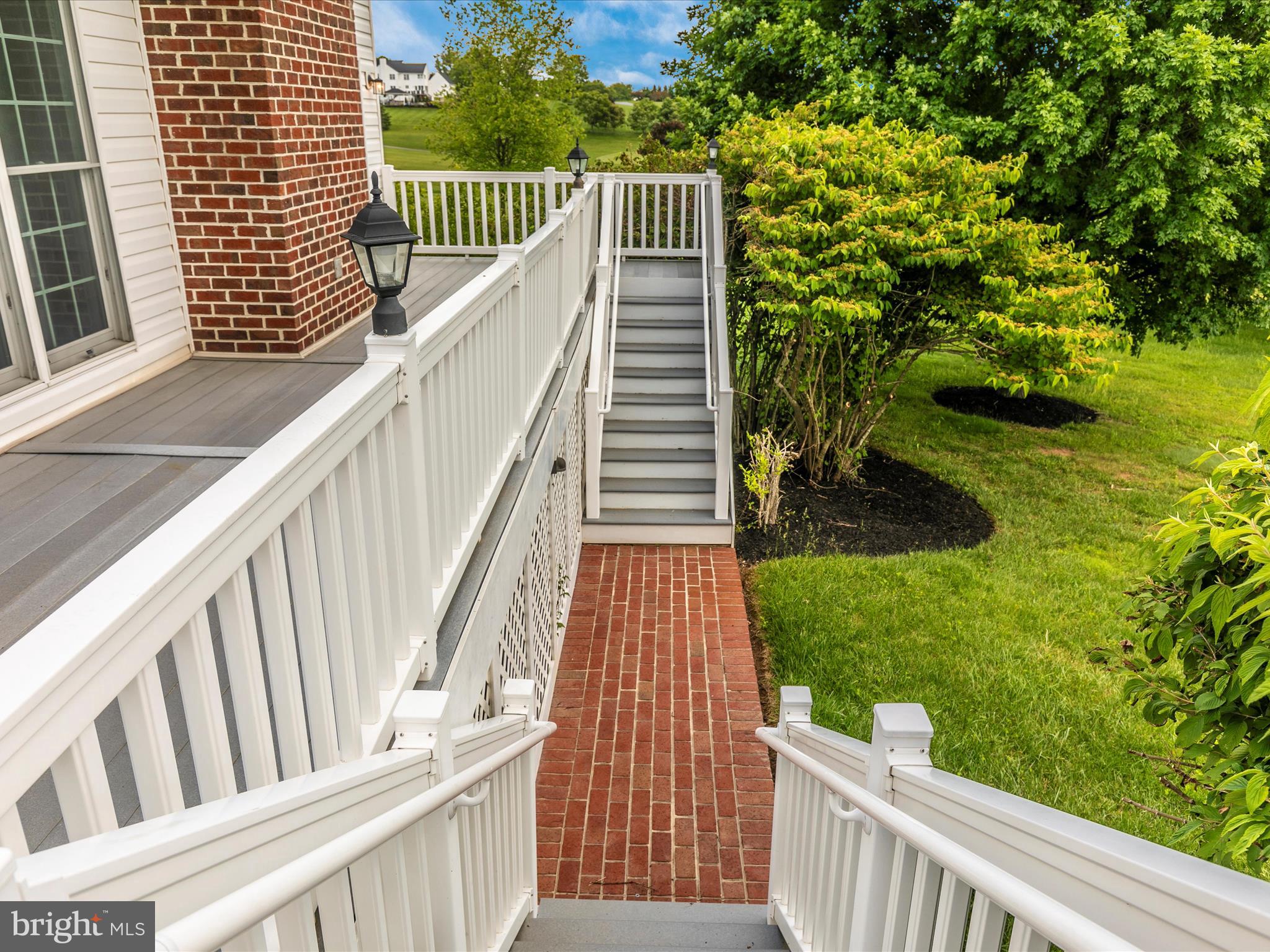 3304 Grayling Drive Mount Airy, MD 21771 - Photo 68 of 80 Two staircases from rear deck to backyard