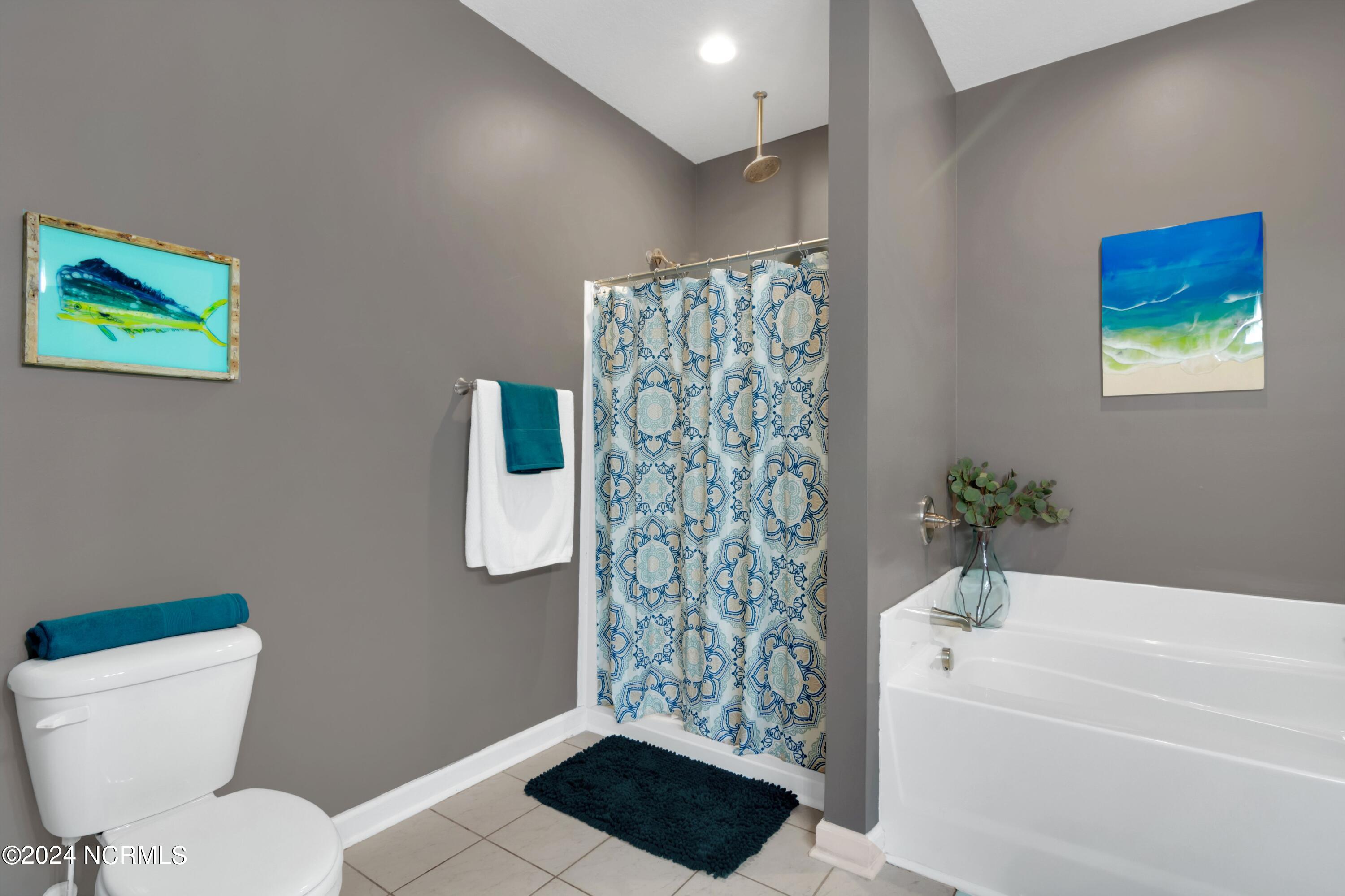 832 Queens Creek Road Hubert, NC 28539 - Photo 20 of 42 New Shower Enclosure with Rain Shower Head