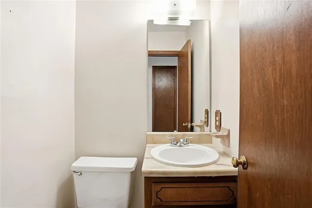 a view of a garage with furniture