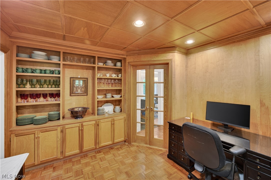 2069 Middleton Road Hudson, OH 44236 - Photo 17 of 42 The Office with parquet wood floor