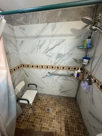 a utility room with a couch