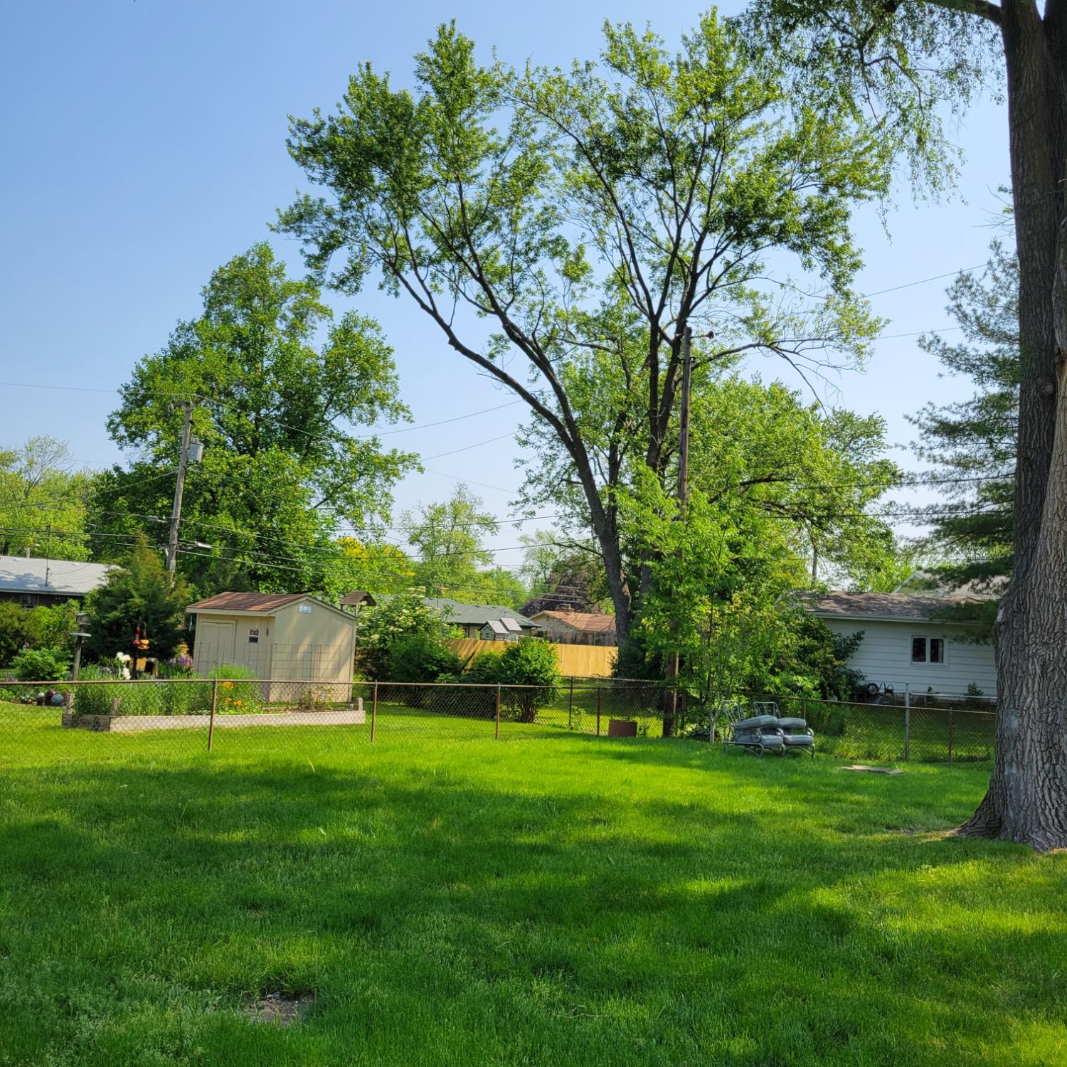 716 South Sherman Street Crown Point, IN 46307 - Photo 19 of 25 a view of a garden with a tree