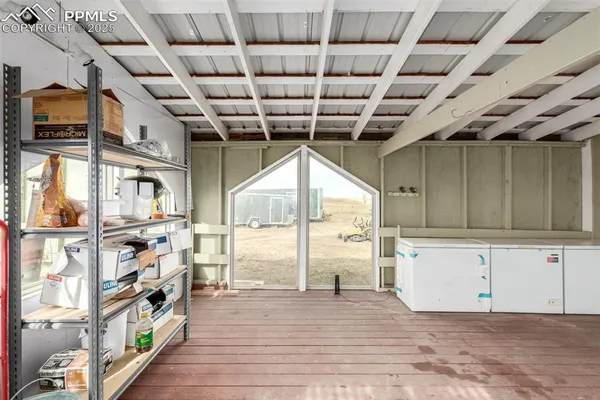 a view of a storage & utility room