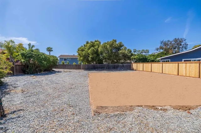 a view of a lake with a big yard