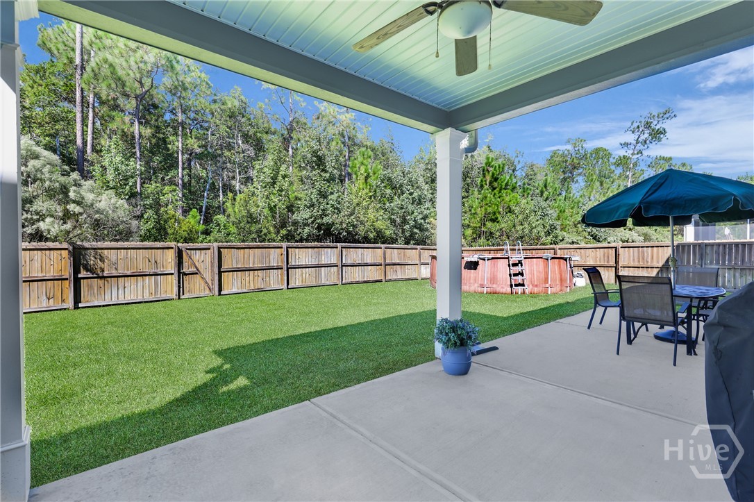 116 Bluegrass Circle Guyton, GA 31312 - Photo 38 of 50 Covered patio