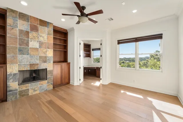a view of livingroom with furniture and flat screen tv