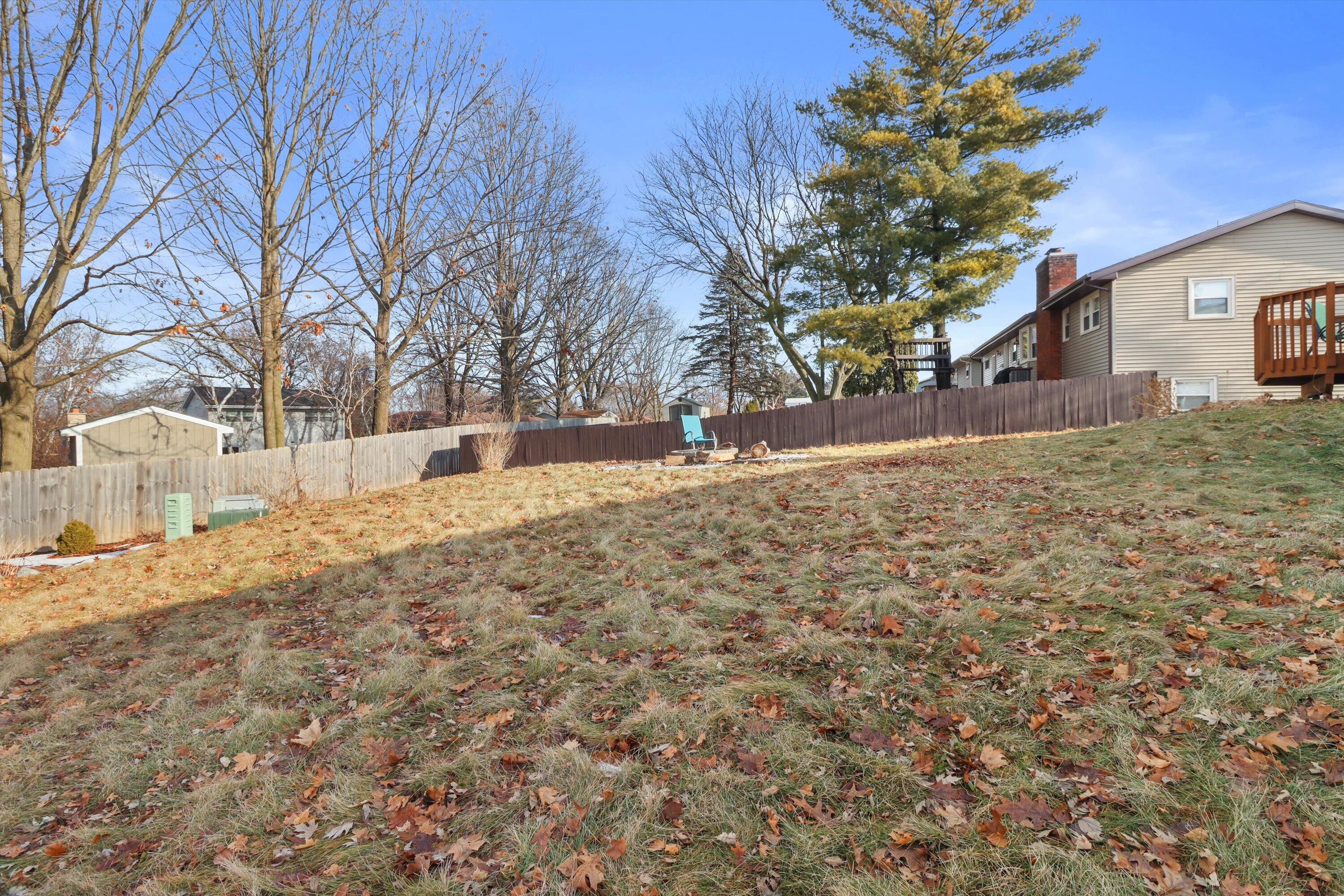 105 Winston Way Waunakee, WI 53597 - Photo 4 of 35 Backyard Area with Firepit