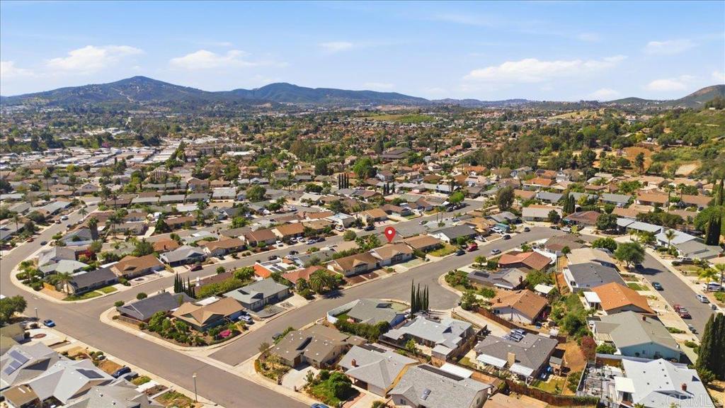 1915 Edith Drive Escondido, CA 92026 - Photo 28 of 41 an aerial view of residential house with parking and city view