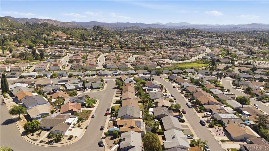 1915 Edith Drive Escondido, CA 92026 - Photo 34 of 41 an aerial view of residential houses with outdoor space and trees