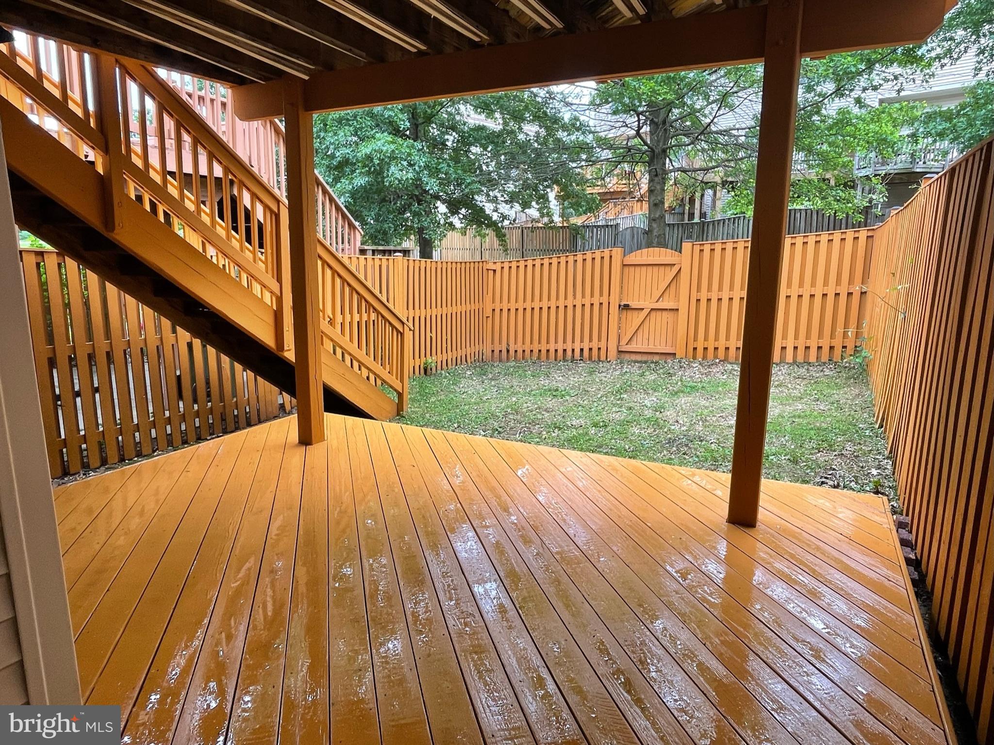 9058 Two Bays Road Lorton, VA 22079 - Photo 8 of 32 Patio off lower level to fenced backyard