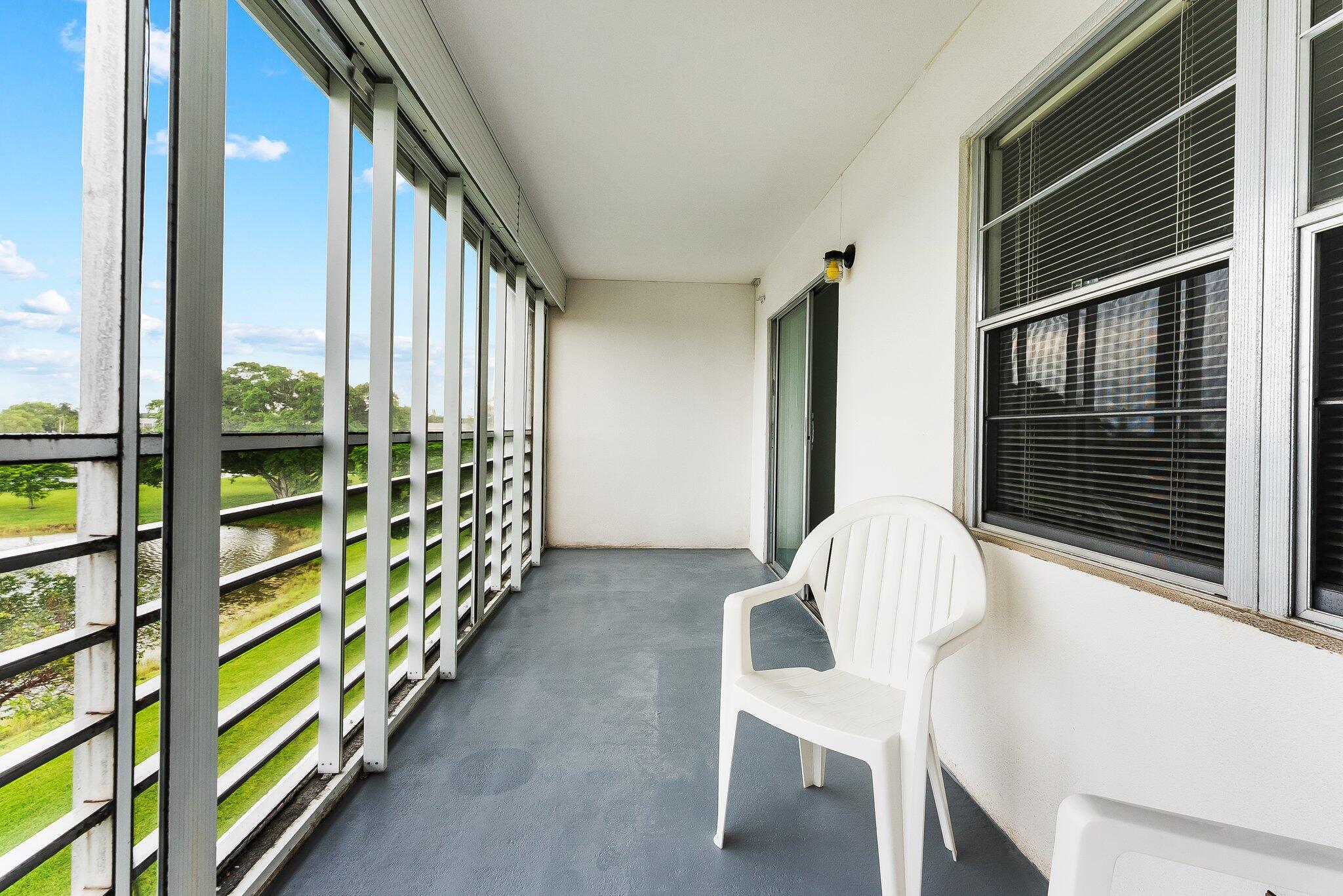 4006 Cornwall A Boca Raton, FL 33434 - Photo 19 of 27 Balcony with water view