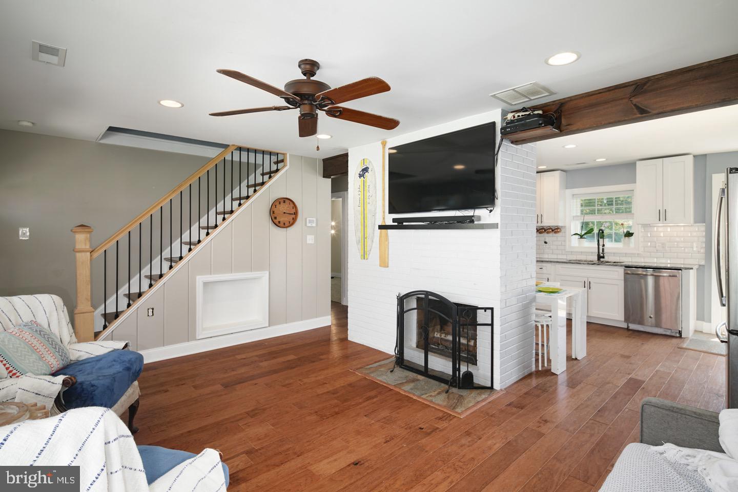 9228 Academy Road Philadelphia, PA 19114 - Photo 6 of 30 Living room with fireplace