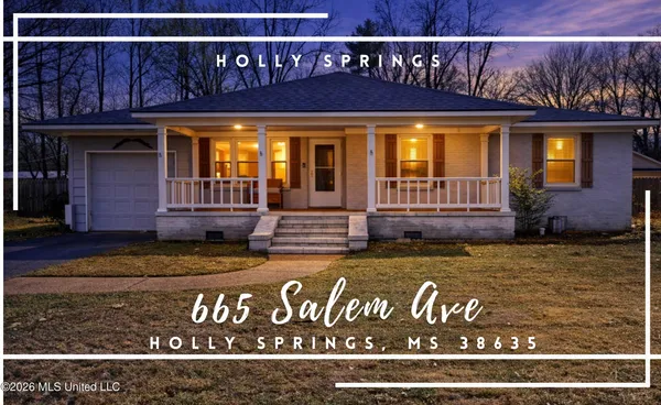 $169,900 | 665 Salem Avenue, Holly Springs, MS 38635