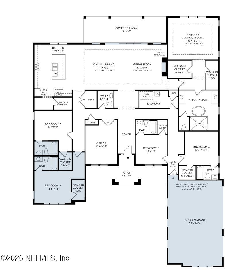 424 Richland Mnr Road St. Augustine, FL 32092 - Photo 9 of 9 Arcadia Floorplan