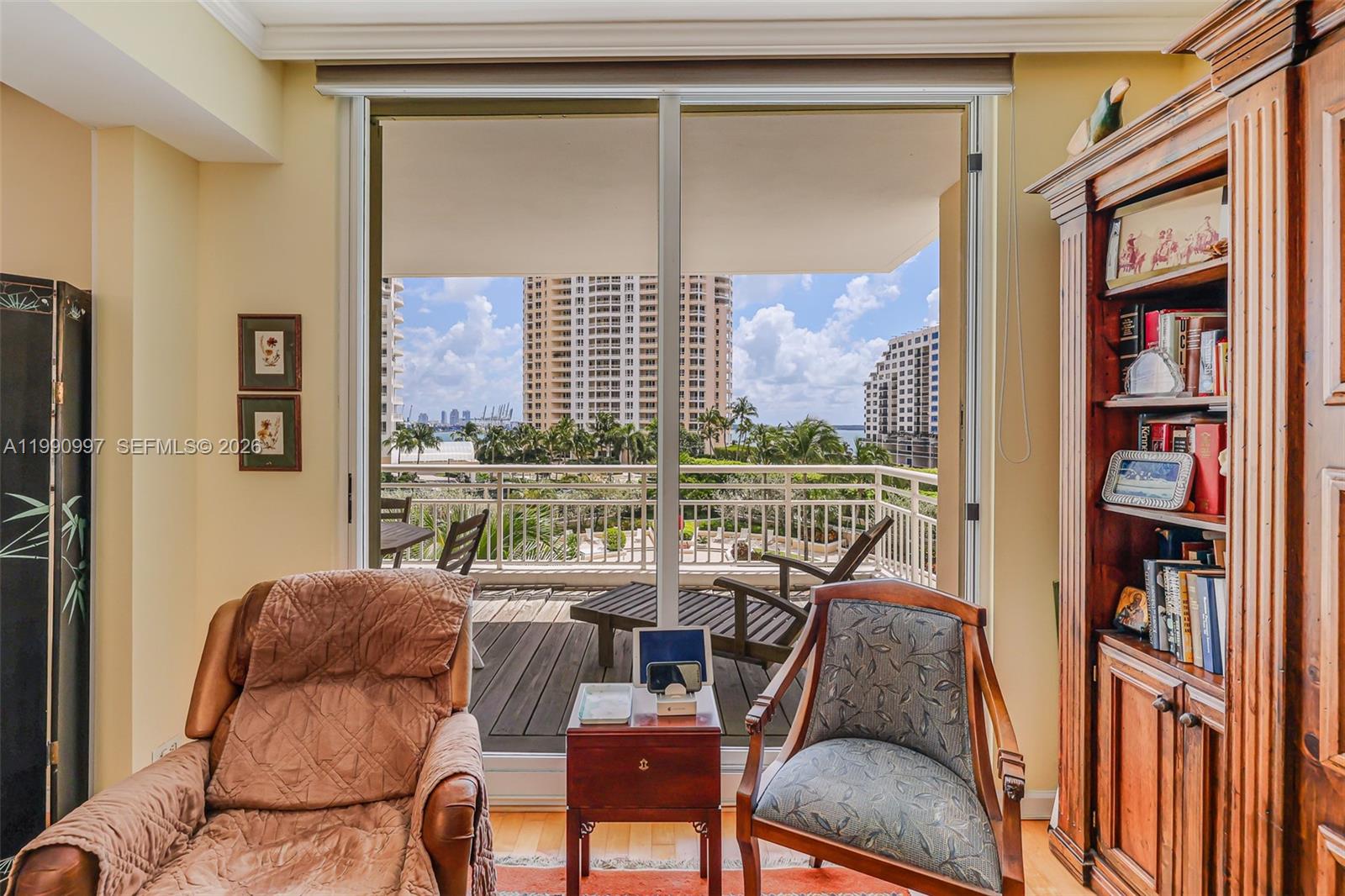 888 Brickell Key Drive, Unit 807 Miami, FL 33131 - Photo 42 of 62 a view of a livingroom with furniture