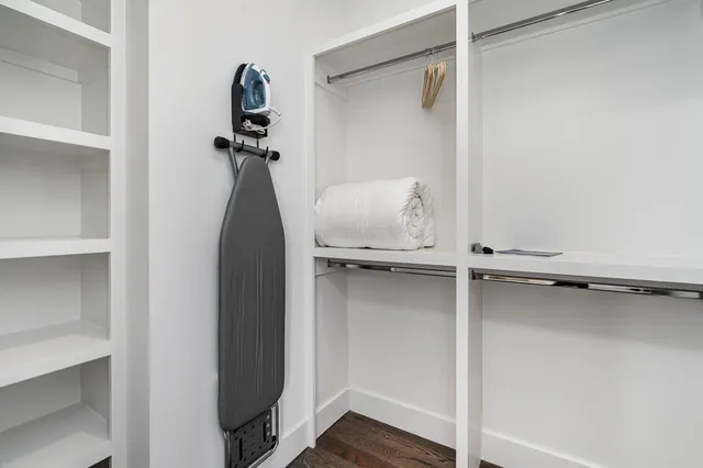 a view of a room with shelf