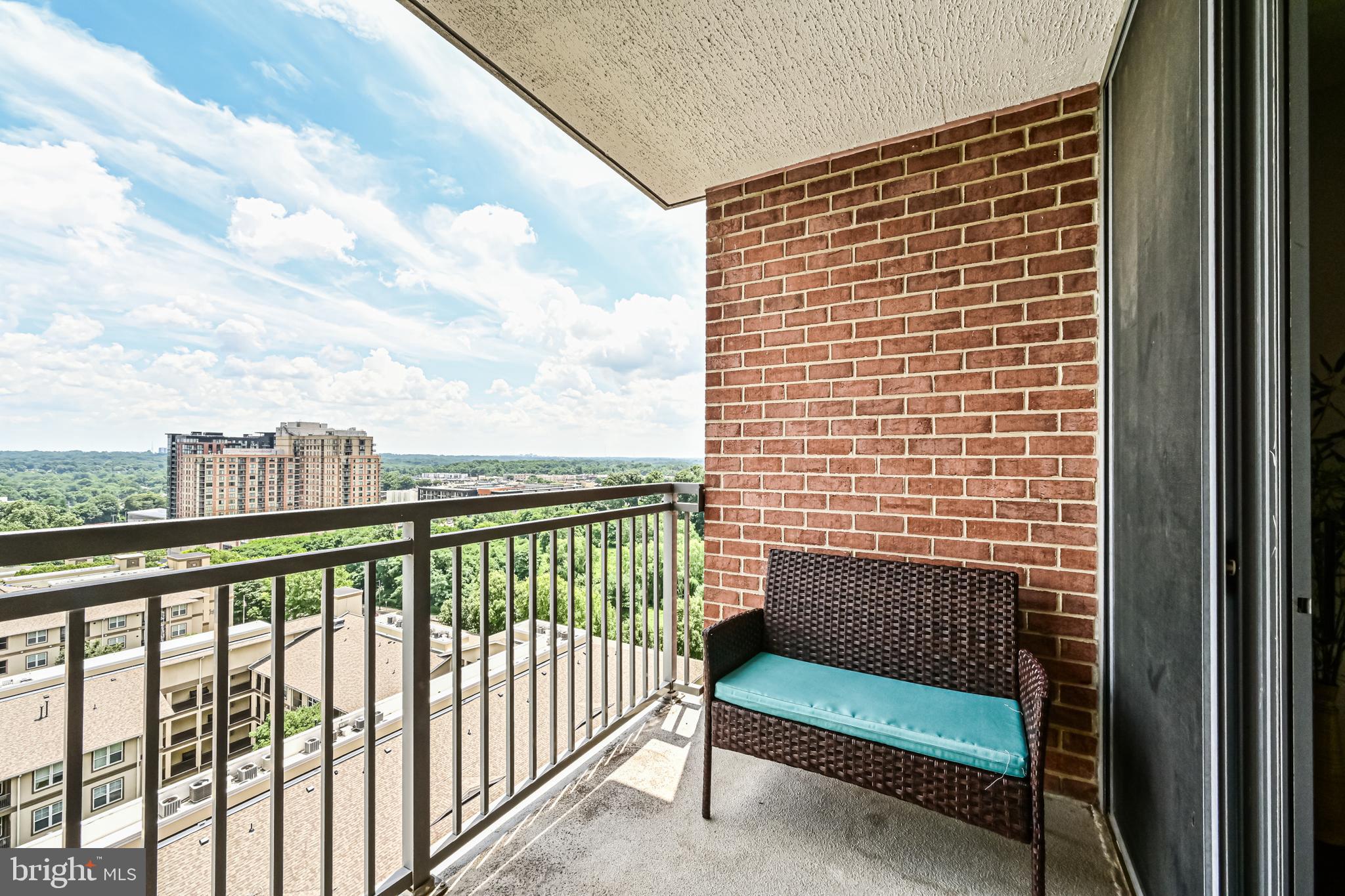 11710 Old Georgetown Road, Unit 1212 Rockville, MD 20852 - Photo 42 of 55 a view of a balcony with city view