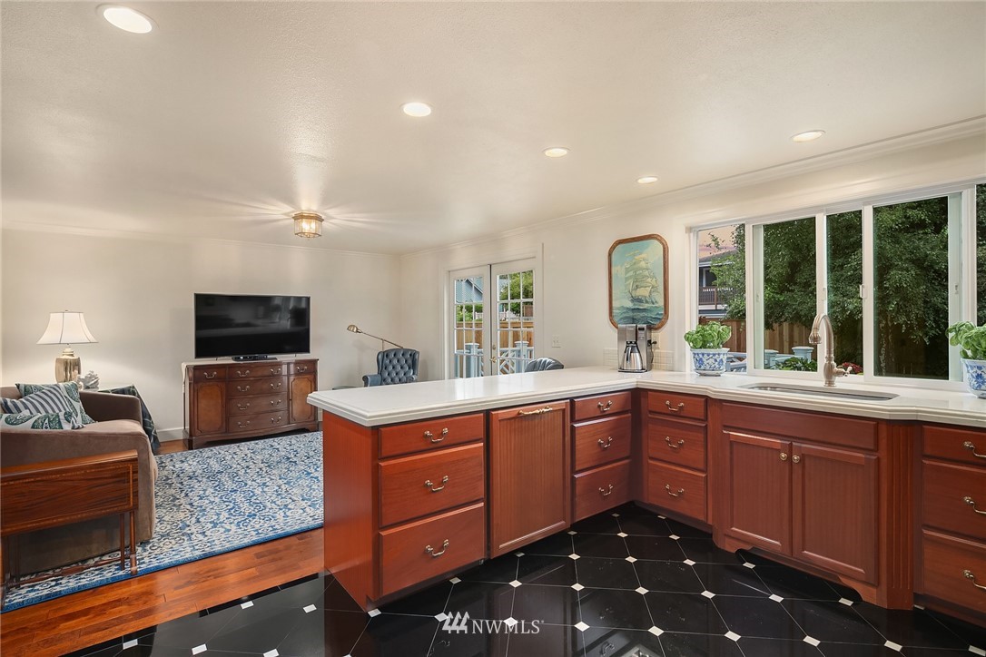 840 Bell Street Edmonds, WA 98020 - Photo 19 of 40 a kitchen with a sink stove and microwave