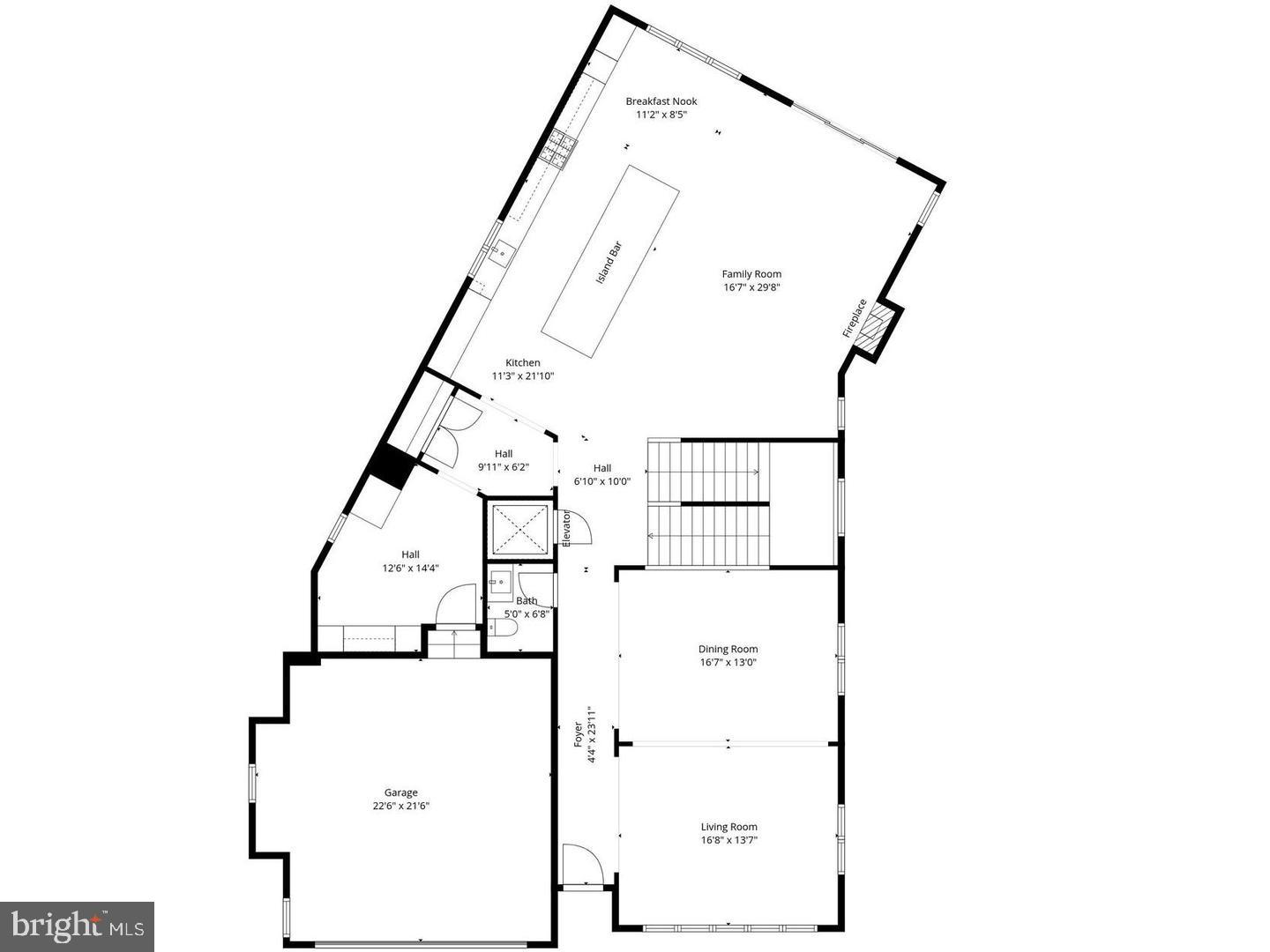 3706 Spring Street Chevy Chase, MD 20815 - Photo 60 of 63 Main Level Floor Plan