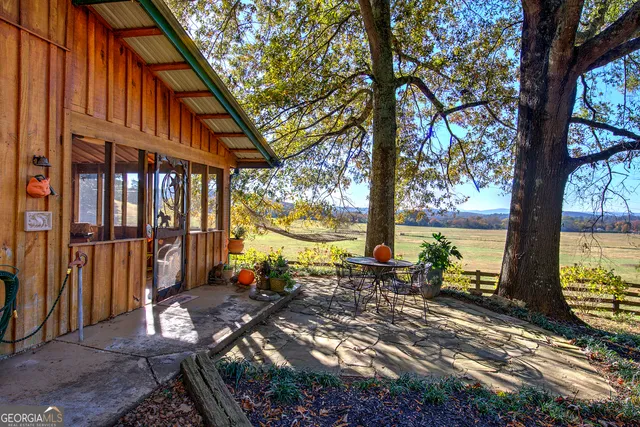 a view of a lake with a mountain