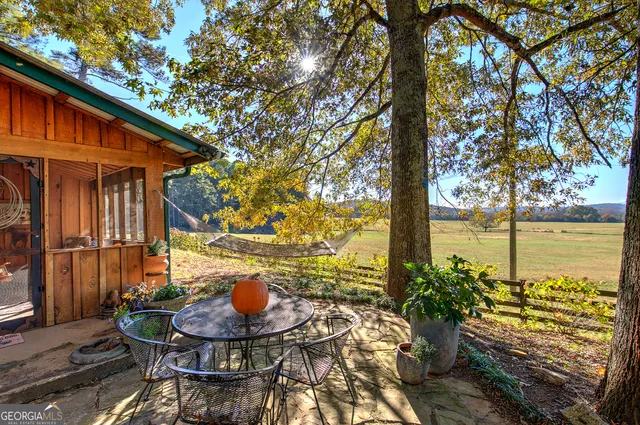 a aerial view of a house