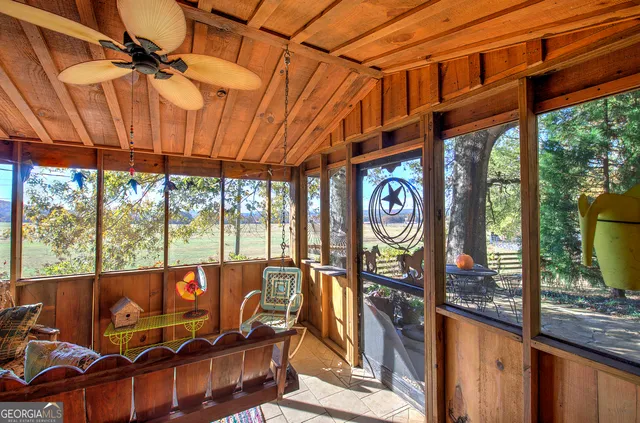 an outdoor view of building with yard