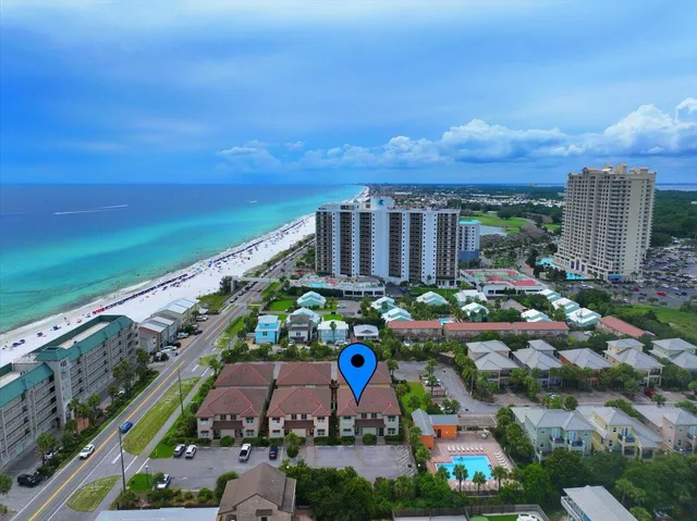 a view of a city with lots of trees