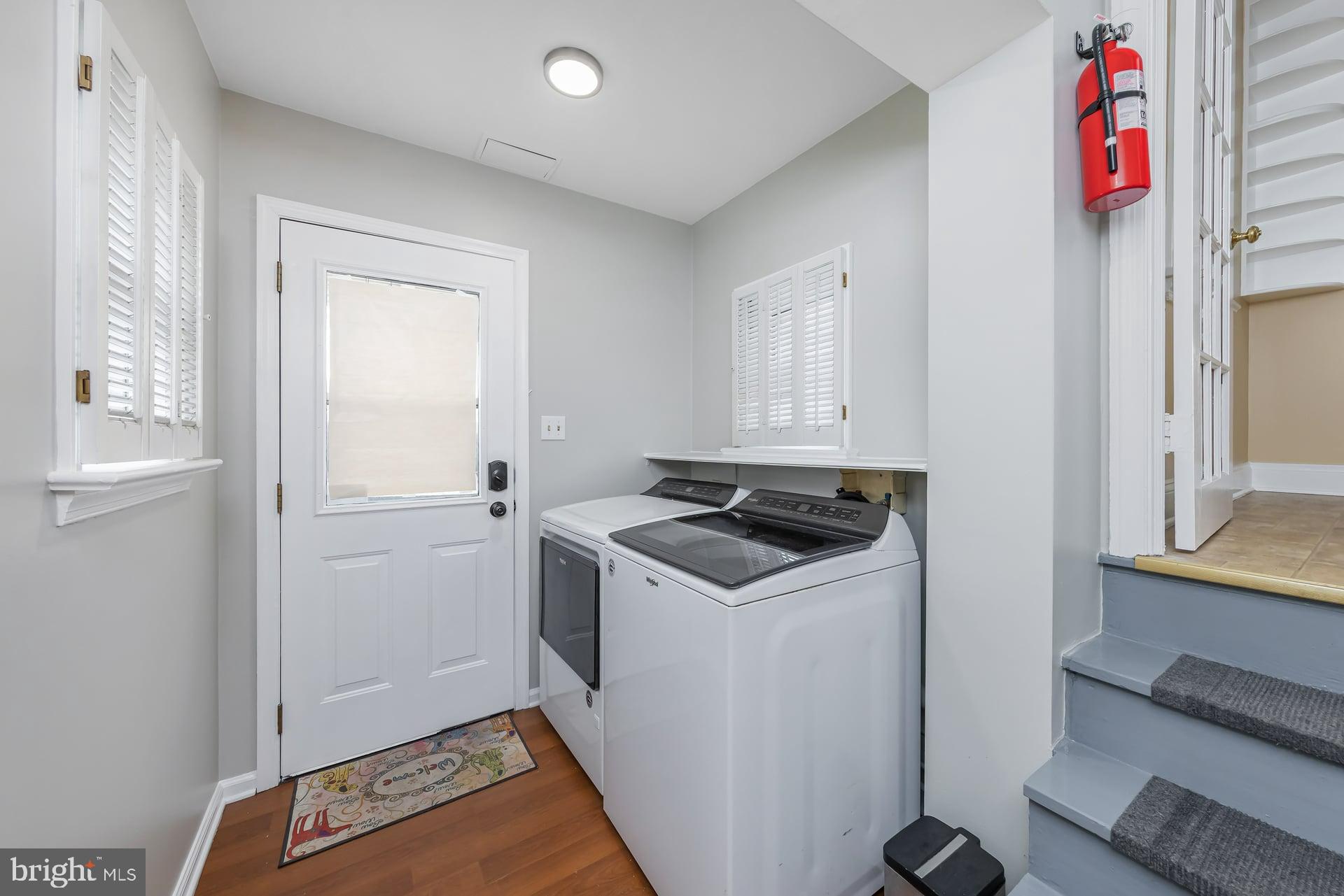 411 Ives Avenue Carneys Point, NJ 08069 - Photo 12 of 19 a utility room with dryer and washer